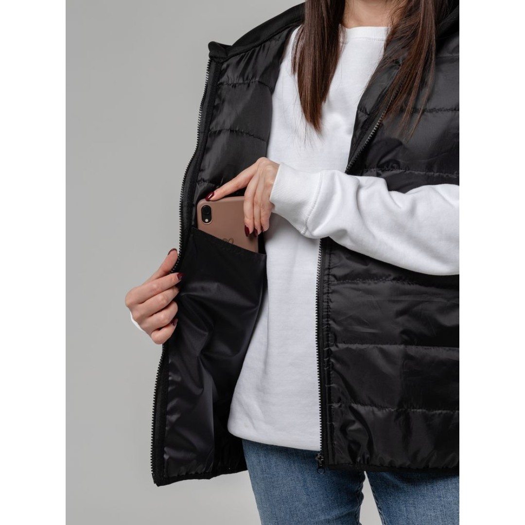 Жилет Orkney с капюшоном, черный, размер XS/S