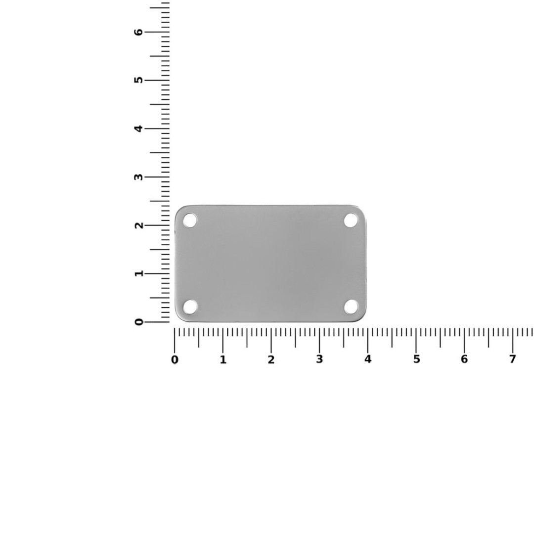 Шильдик металлический Furo, серебристый