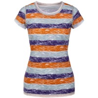 Футболка женская «Амазонка» двусторонняя, оранжевый/фиолетовый, S