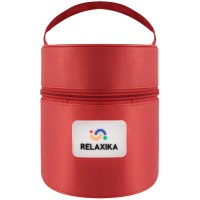 Термос для еды Relaxika 500, в чехле, стальной