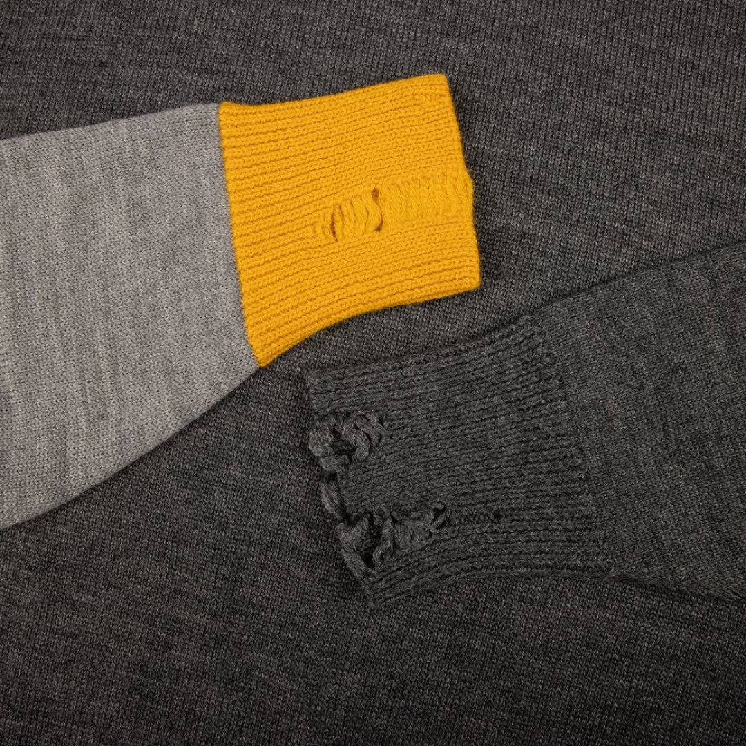 Свитер оверсайз Tricksy Net Grunge на заказ, полушерсть