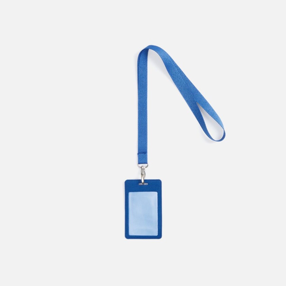 Лента для бейджа Pin, синяя