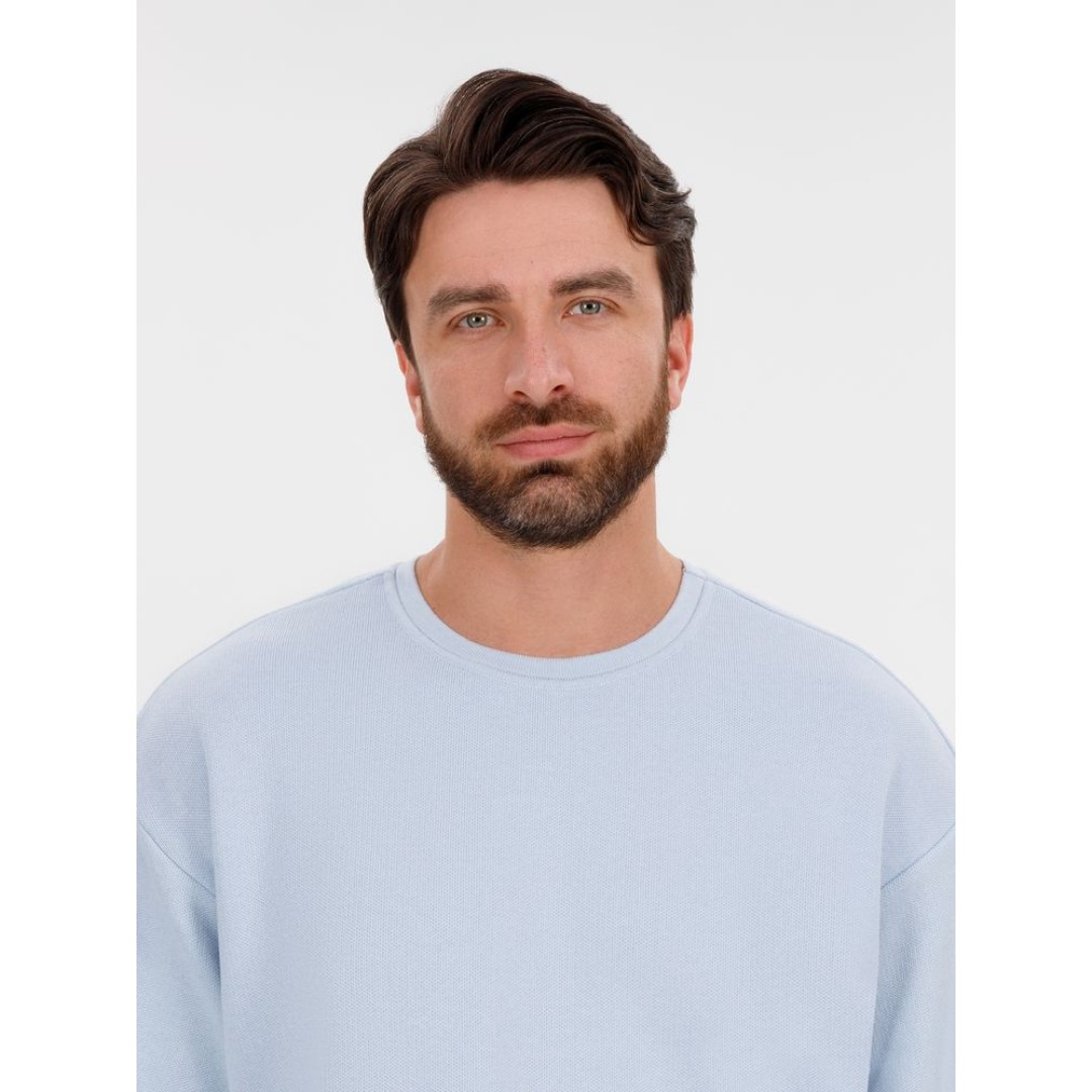 Джемпер с коротким рукавом Siluetti Volumica, светло-голубой, размер XS/S