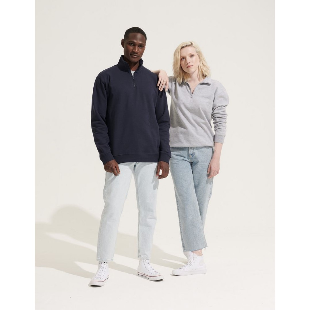 Толстовка унисекс Conrad, серый меланж, размер M