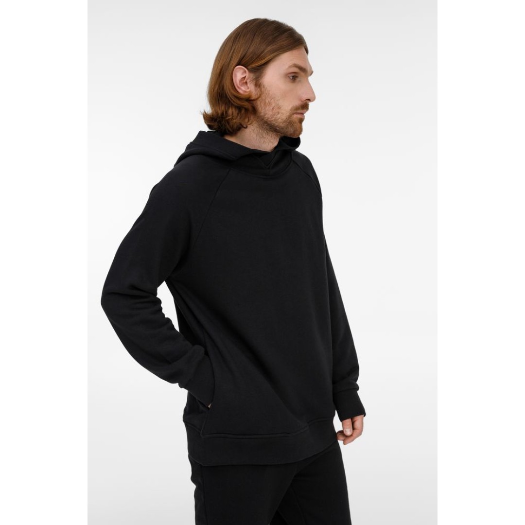 Худи унисекс H5, черное, размер XS/S