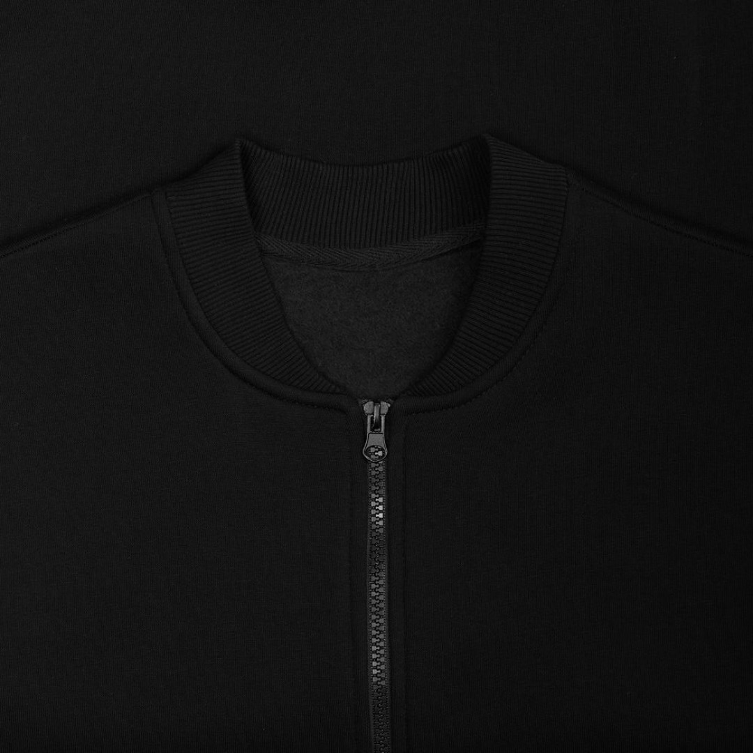 Бомбер унисекс Estado, черный, размер S