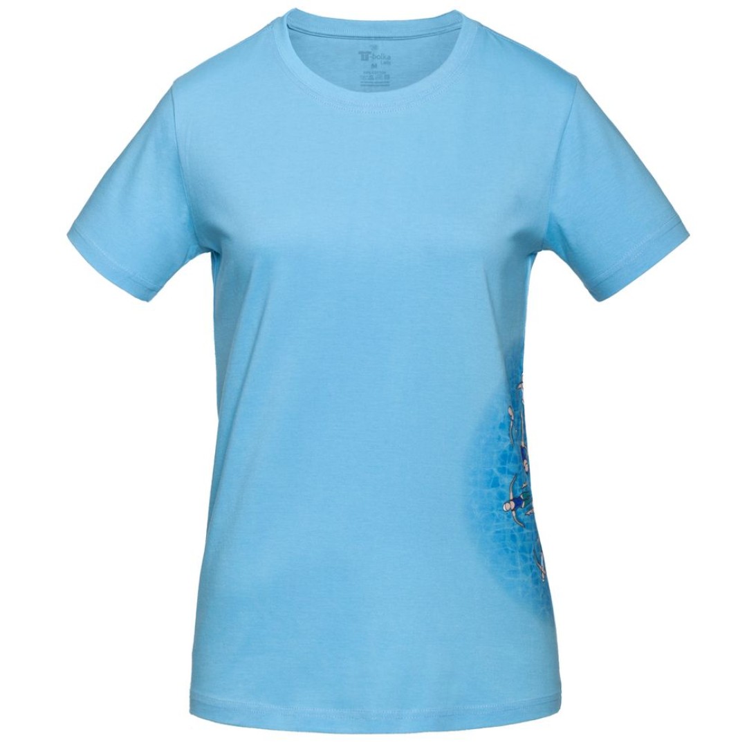 Футболка женская «Вместе и вовремя», M