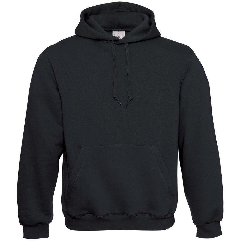 Толстовка Hooded черная, XXS