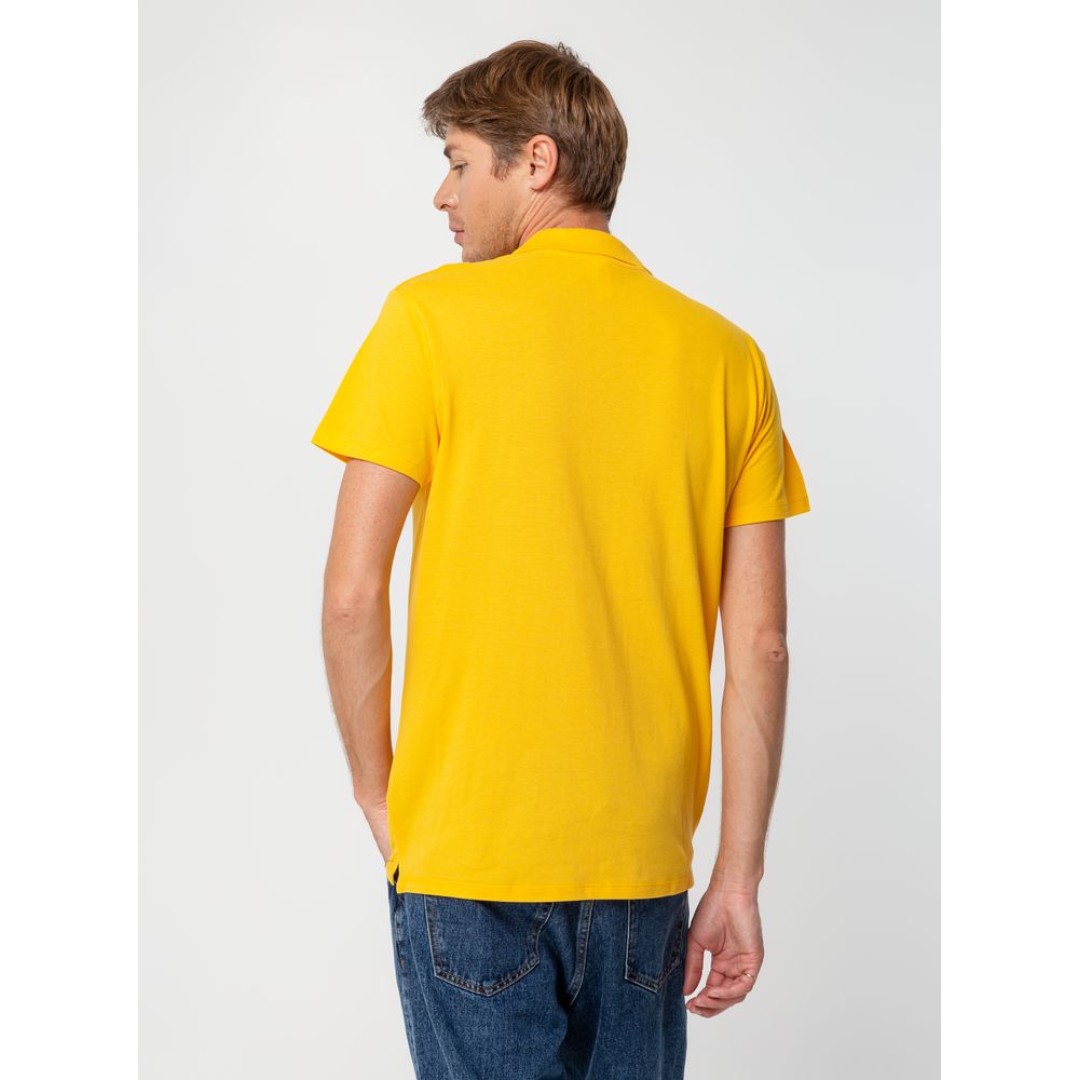 Рубашка поло мужская Summer 170 желтая, XXL