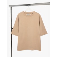 Футболка оверсайз унисекс Kosmos 2.0, бежевая