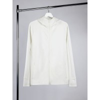 Куртка с капюшоном унисекс Begi, молочно-белая