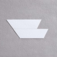 Основа Velkro S для крепления шевронов на липучке, белая