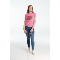 Футболка женская «Узор», розовая, S