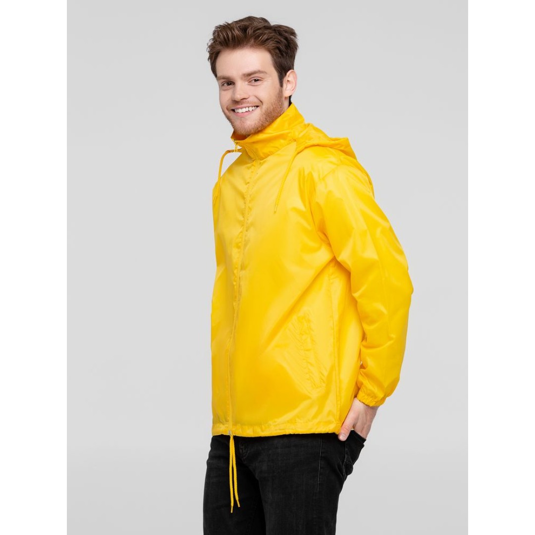 Ветровка унисекс Shift желтая, XXL