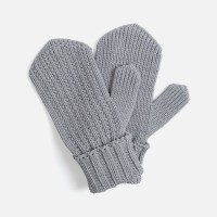 Варежки Nordkyn, светло-серый меланж, размер S/M