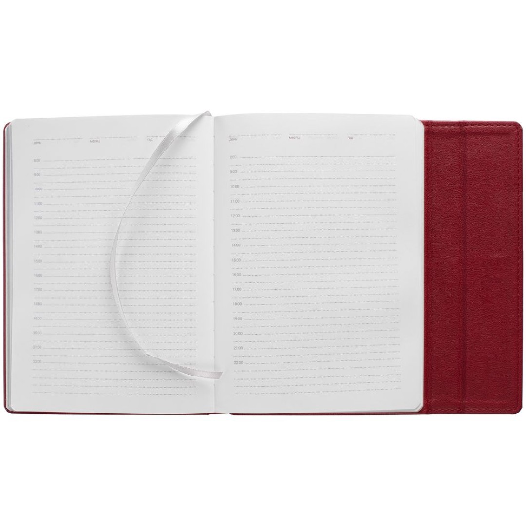 Ежедневник Flap на заказ, недатированный, красный