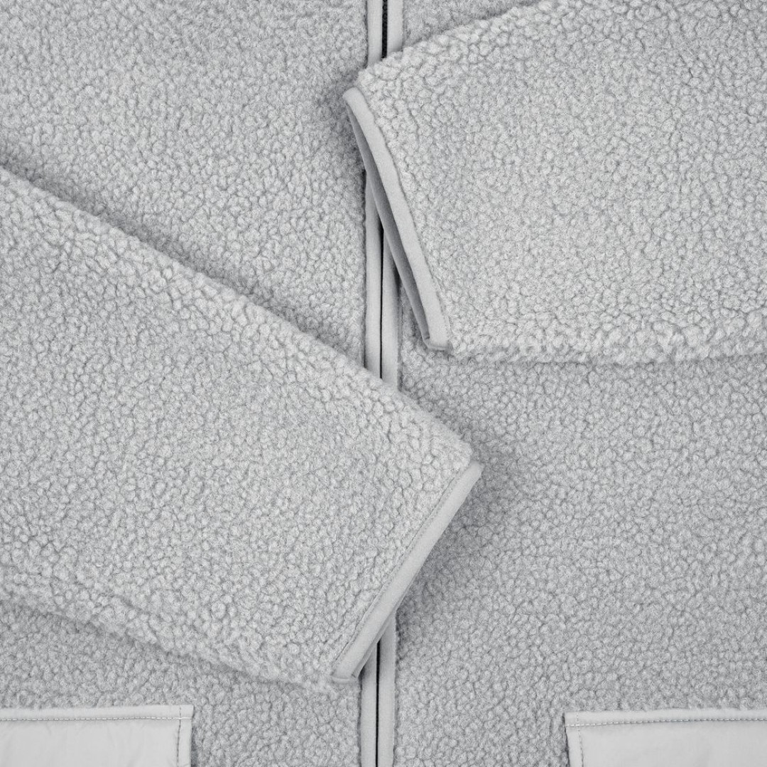 Куртка унисекс Oblako, светло-серая, размер M/L