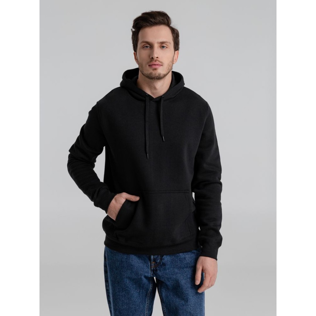 Толстовка с капюшоном Slam 320, черная, XXL