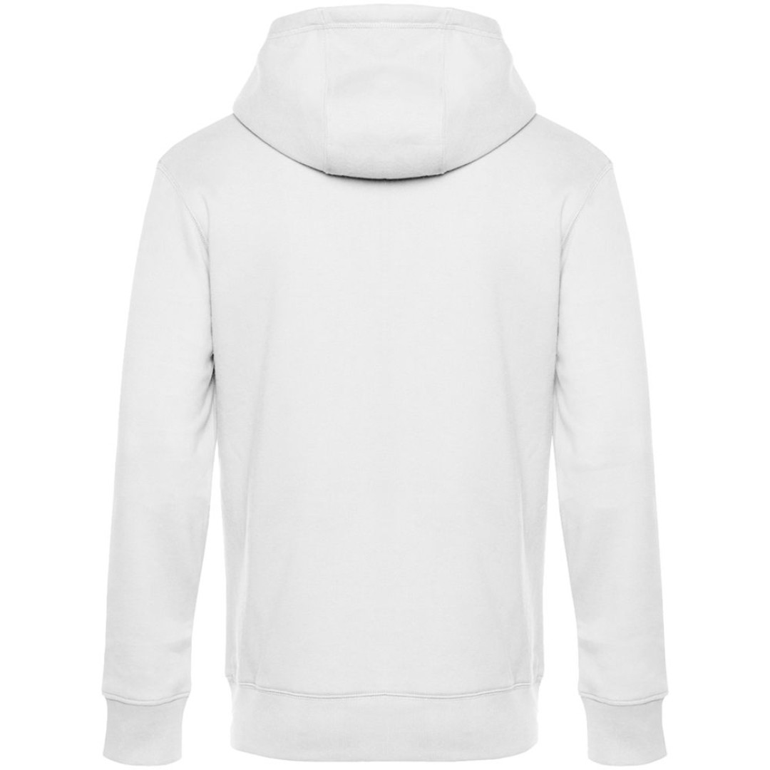 Толстовка с капюшоном унисекс King, белая