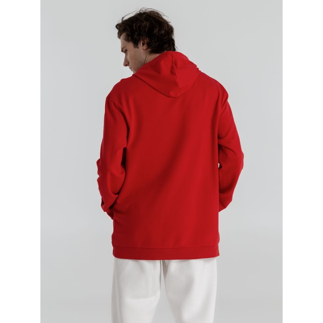 Толстовка с капюшоном унисекс Hoodie, красная