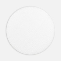 Наклейка тканевая Lunga Round, M, белая