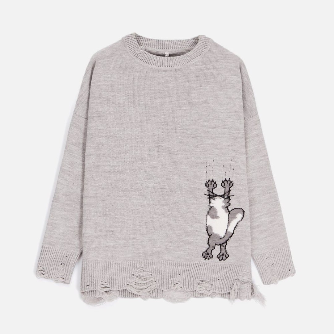 Джемпер Sharpick, серебристо-серый меланж, размер L/XL