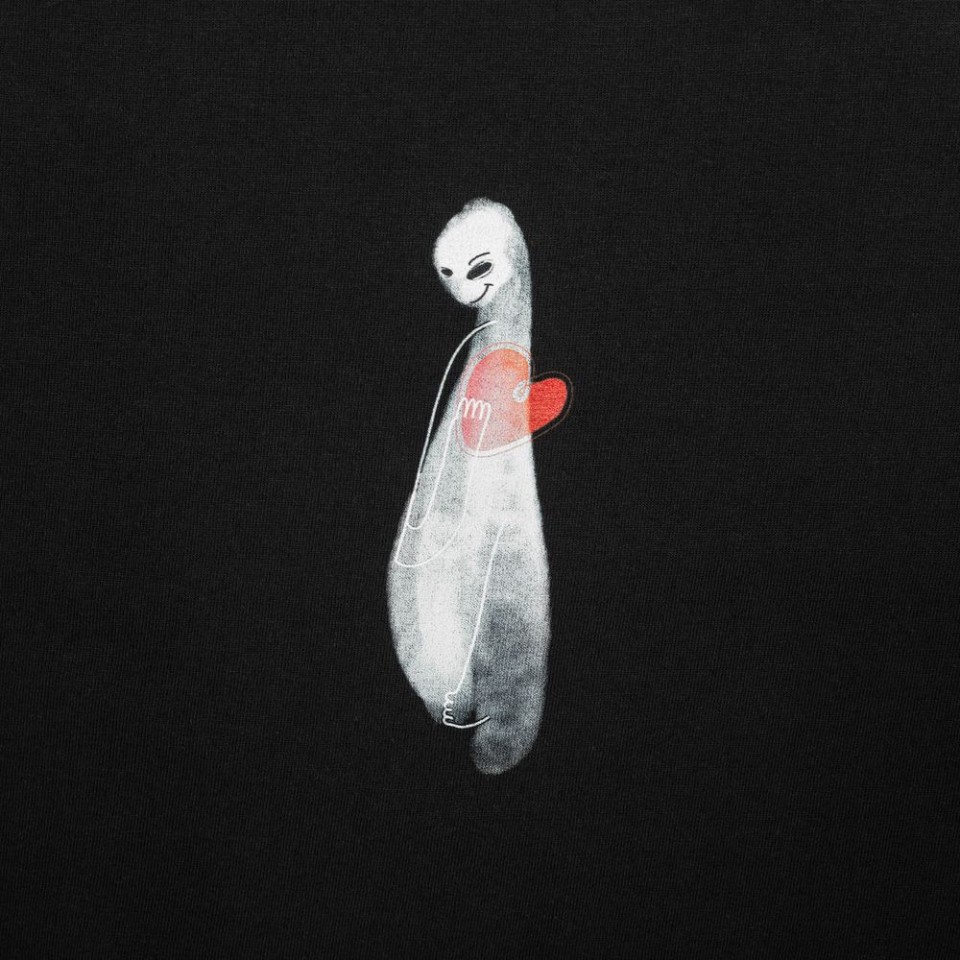Футболка женская Ghost of Love, черная, S