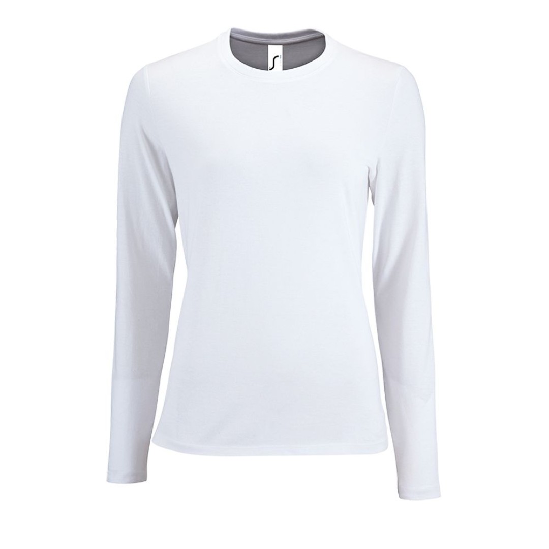 Футболка с длинным рукавом Imperial LSL Women белая, L