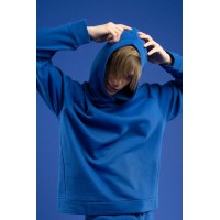 Худи унисекс H1, синее, размер XS/S