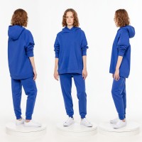 Худи унисекс H1, синее, размер XS/S