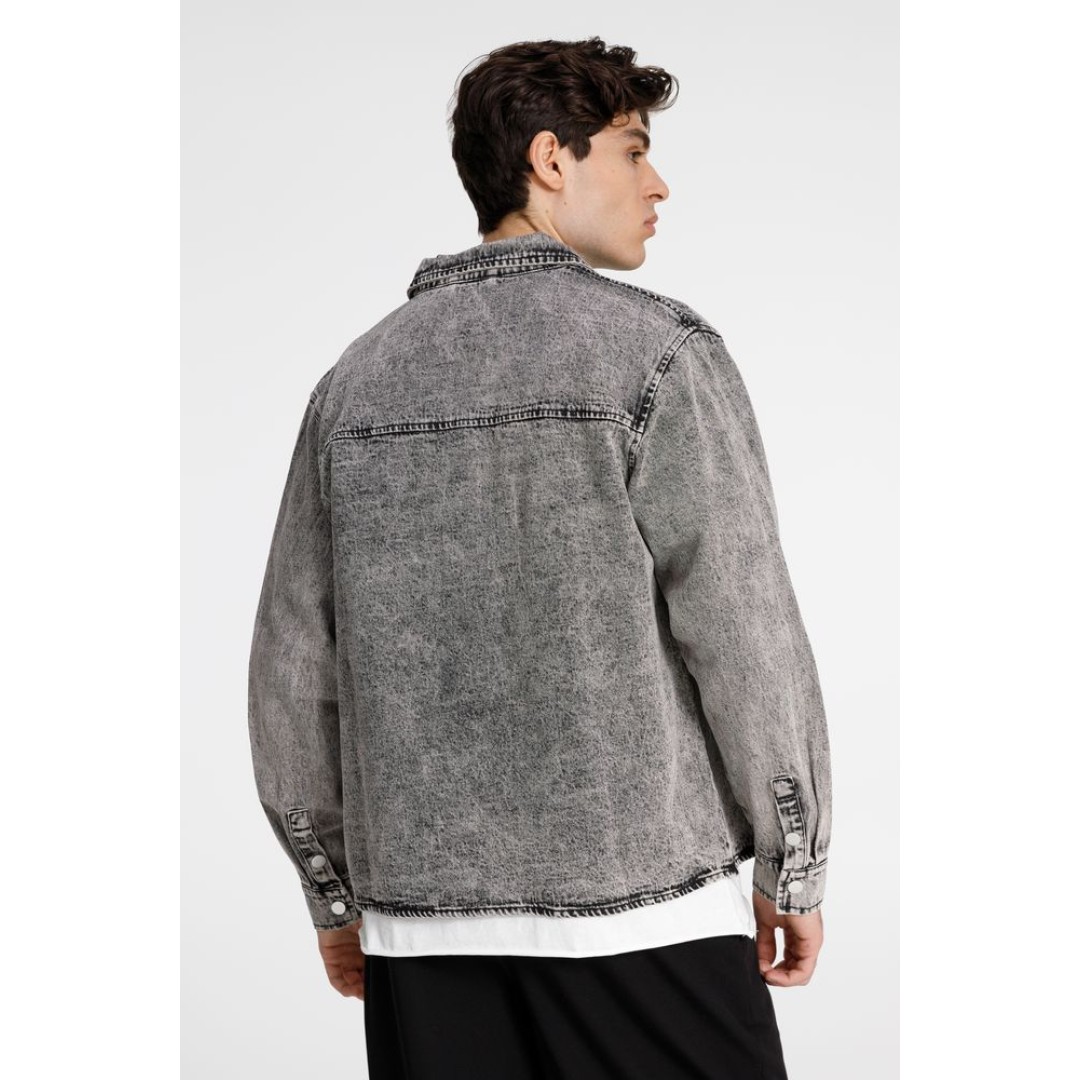 Куртка джинсовая O3, серая, размер XL/XXL