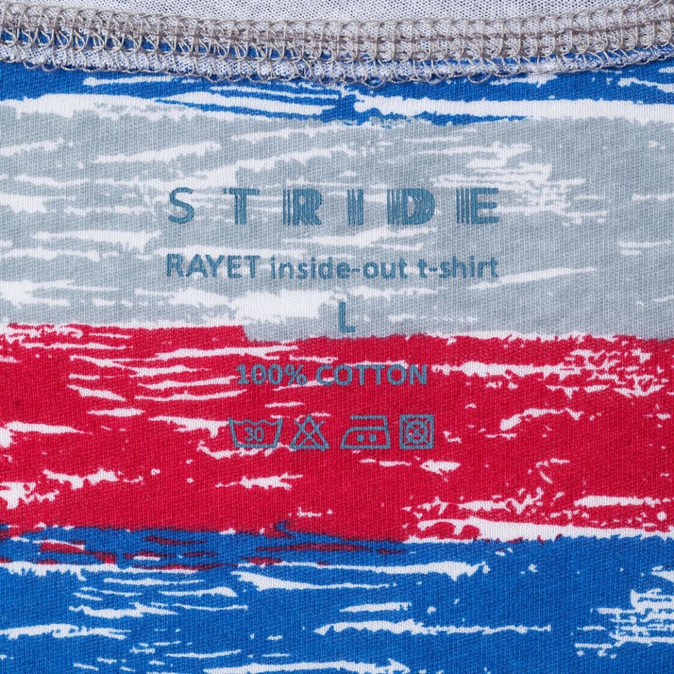 Футболка мужская RAYET двусторонняя, красный/синий, S