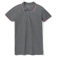 Рубашка поло женская Paname Women черный меланж, S