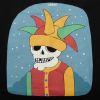 Футболка «Шут», черная, S