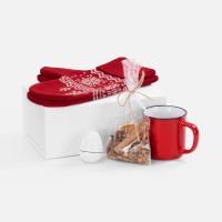 Набор Heart Warmer, красный, размер S/M