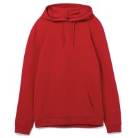 Толстовка с капюшоном унисекс Hoodie, красная, XS