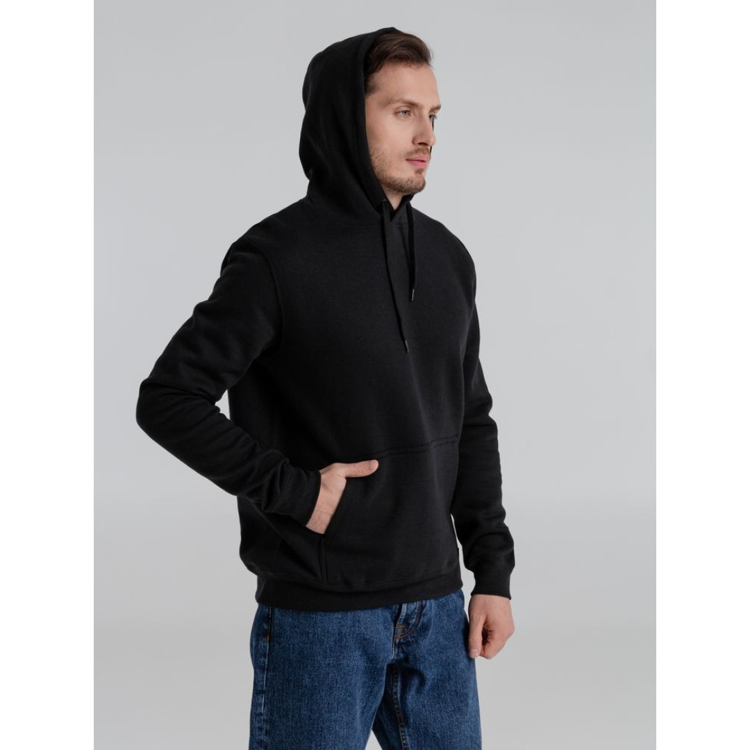 Толстовка с капюшоном Slam 320, черная, XXL