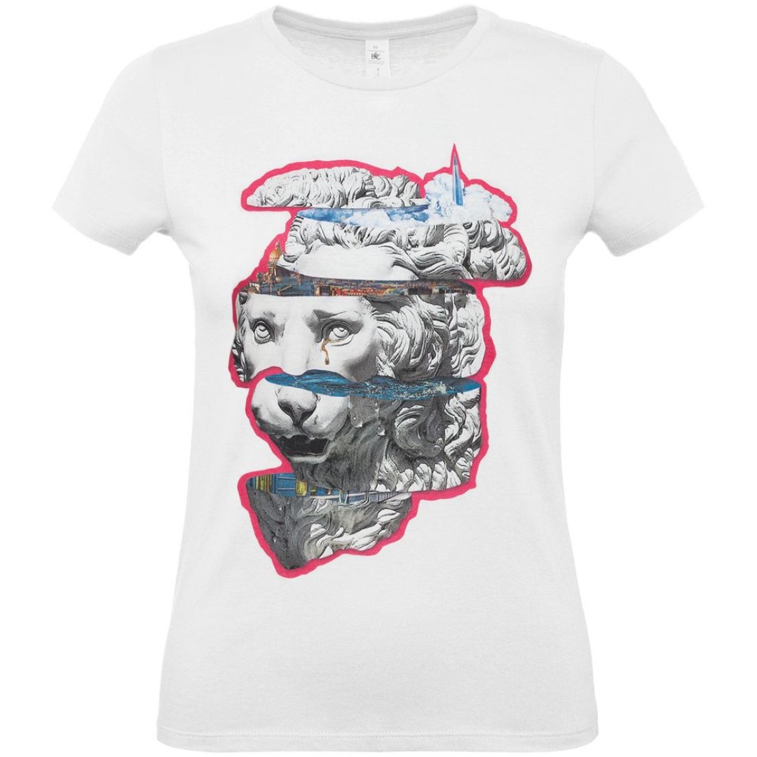 Футболка женская «Смотри вглубь», белая, L