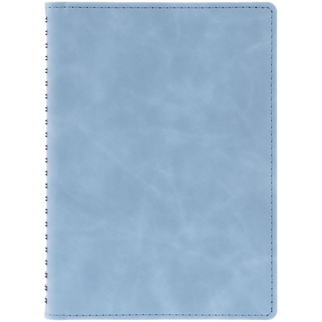 Ежедневник Spring Urban на заказ, недатированный, голубой