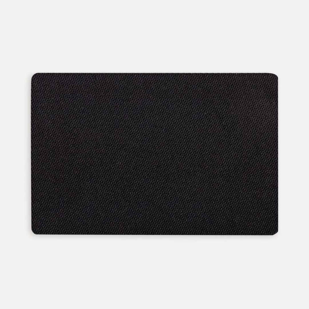 Наклейка тканевая Lunga, L, черная