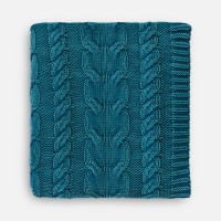 Плед Hygge, темно-зеленый