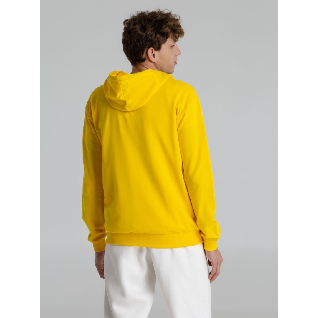 Толстовка на молнии с капюшоном Unit Siverga, желтая