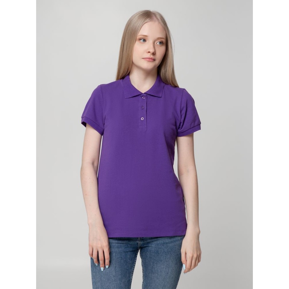 Рубашка поло женская Virma lady, фиолетовая, S