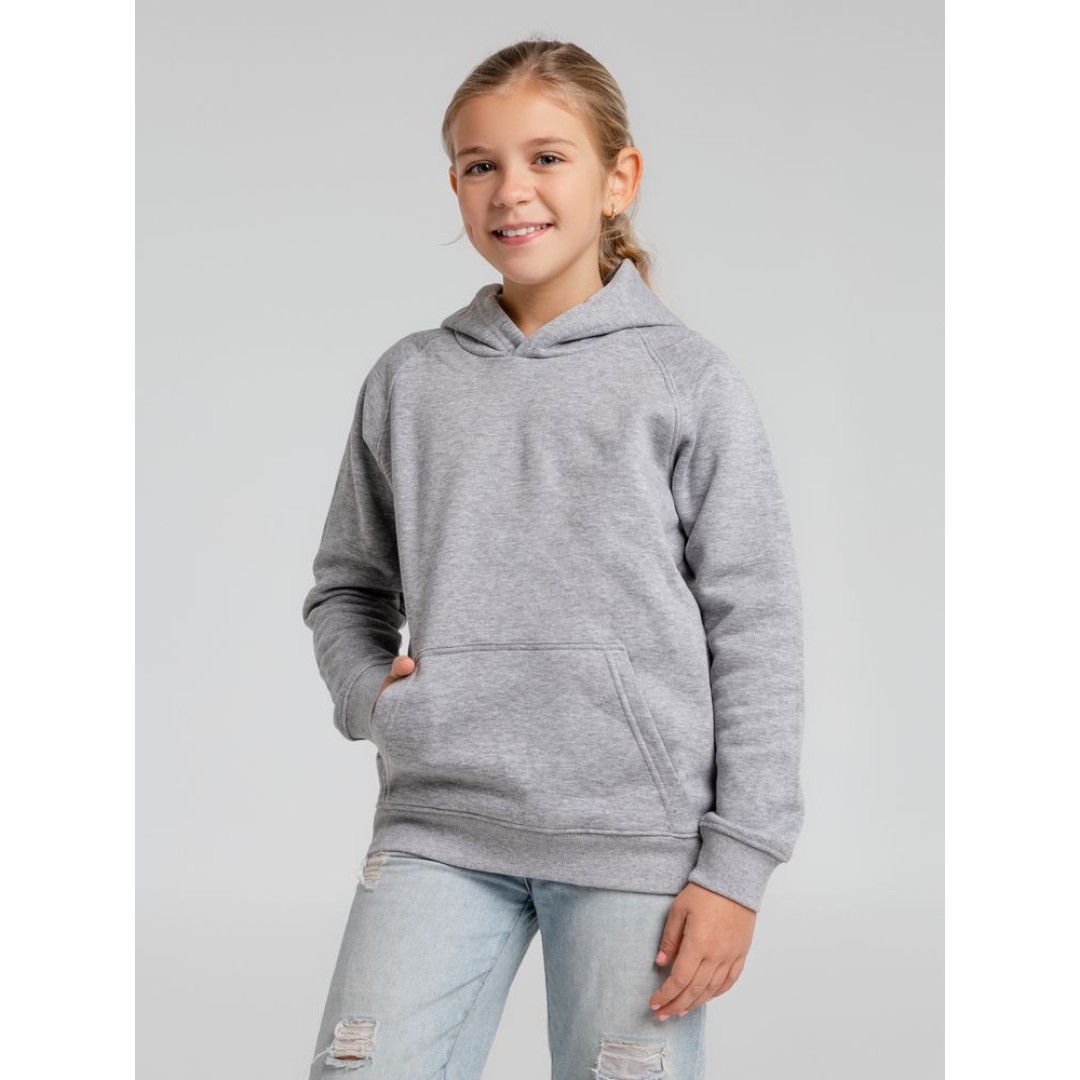 Толстовка детская Stellar Kids, серый меланж, на рост 96-104 см (4 года)