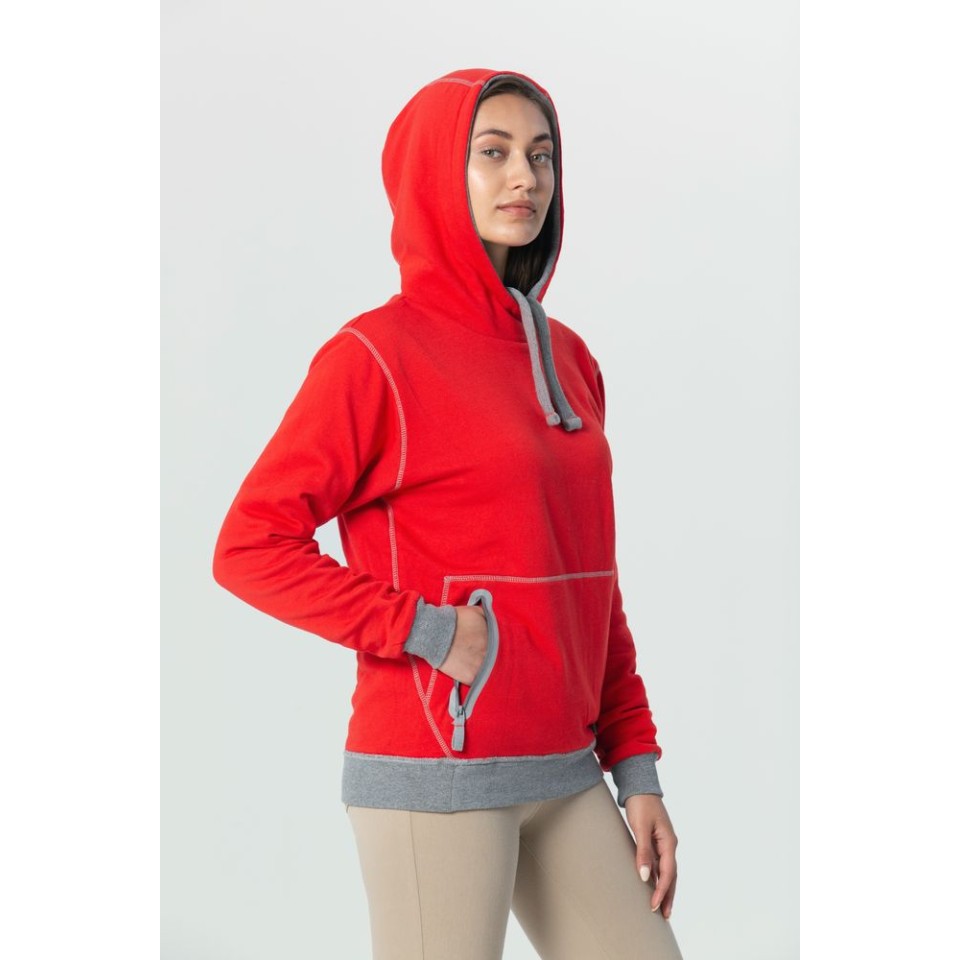 Толстовка Revers, серая с красным, XS