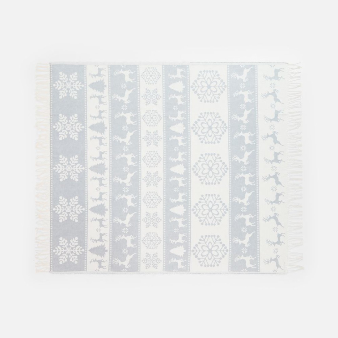 Плед «Скандинавия», серый