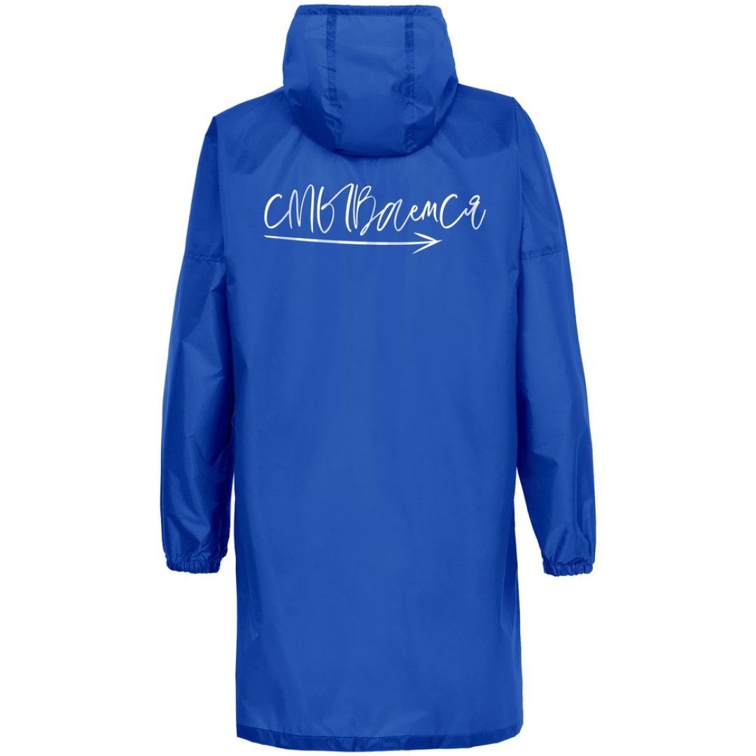 Дождевик «Смываемся», ярко-синий, S