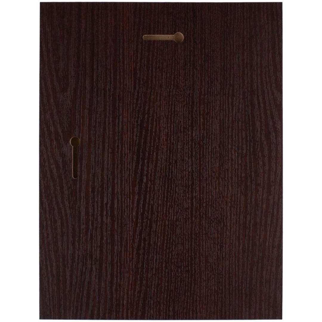 Плакетка Plaque, большая, вишня с серебристой пластиной