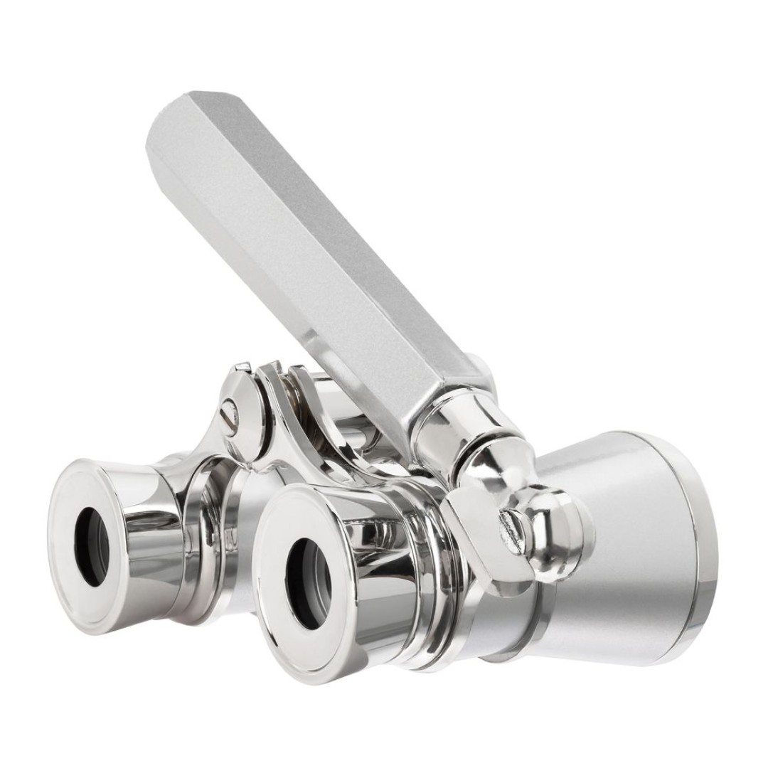 Театральный бинокль-лорнет Broadway 325E, серебристый