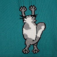 Свитер оверсайз Tricksy Net Grunge на заказ, акрил